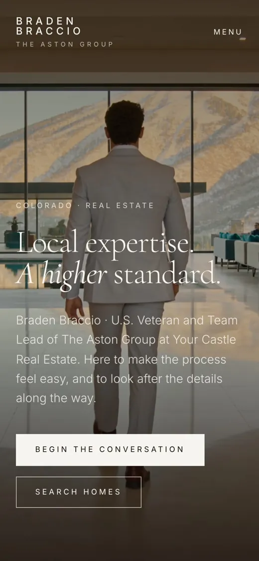 The Aston Group website