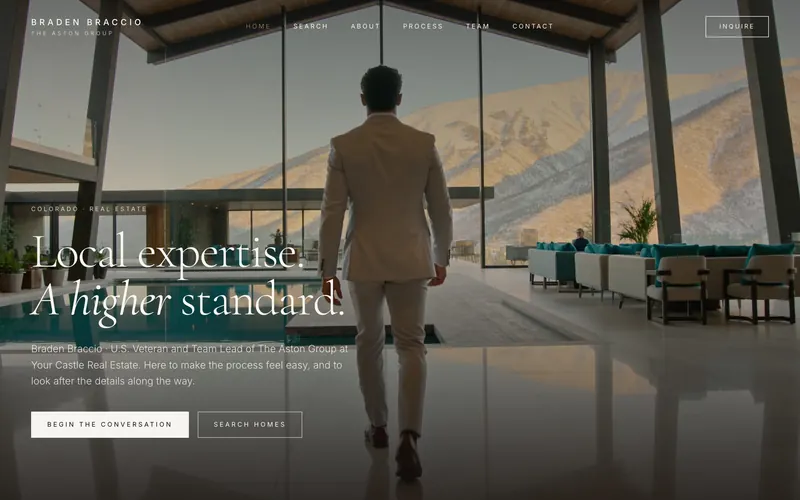 The Aston Group website